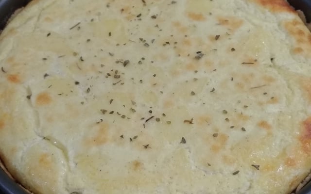 Quiche de queijo sem glúten