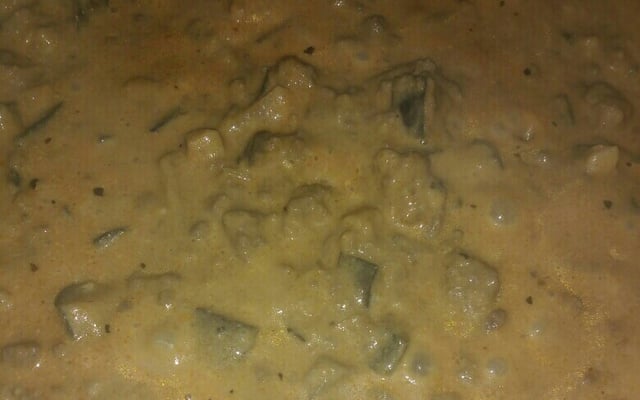 Estrogonofe de berinjela