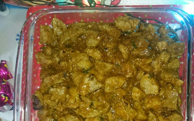 Filé mignon suíno com mostarda