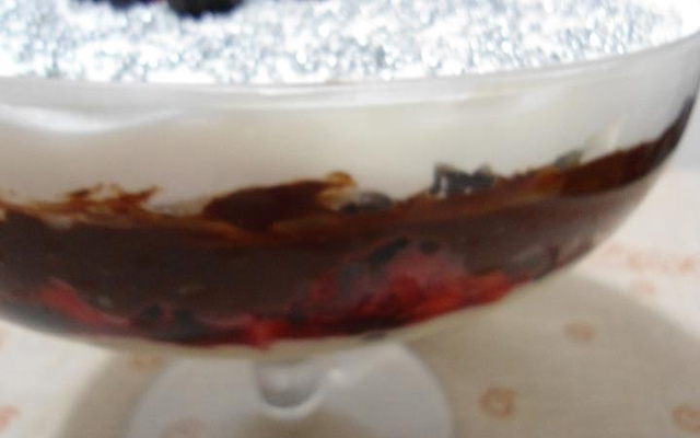 Torta de frutas vermelhas