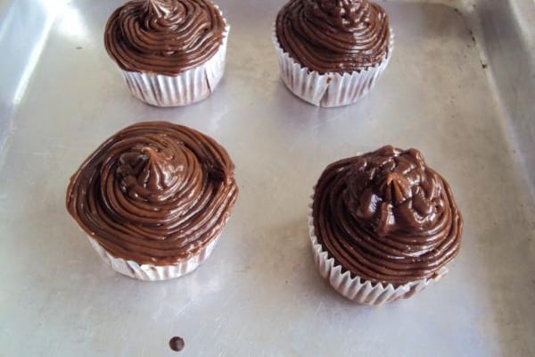 Cupcake de brigadeiro