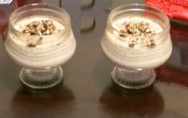 Sorvete de wafer coberto de chocolate