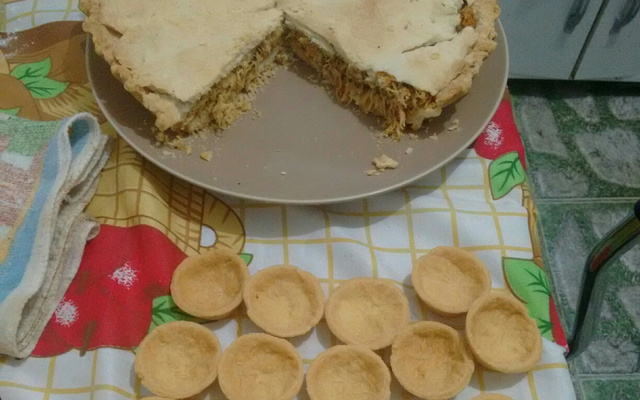 Massa de barquete e bregeré da mãe