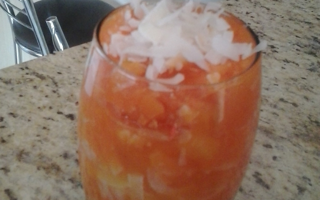 Doce de abóbora com coco