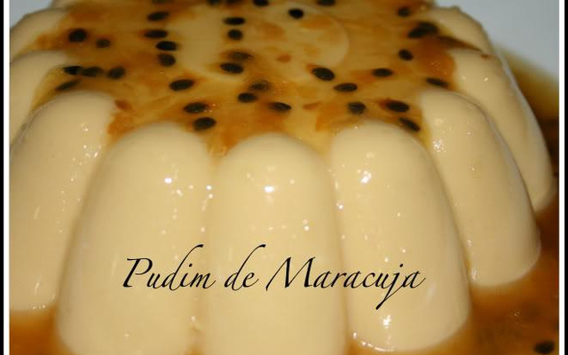 Pudim de maracujá