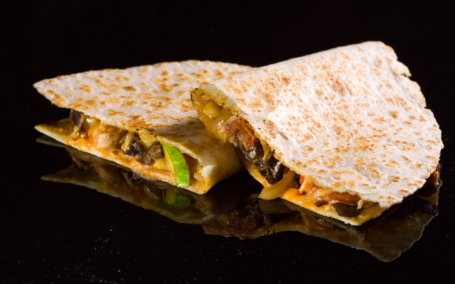 Taco de cogumelos (shimeji ou shitake)