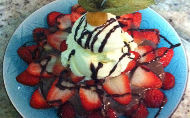 Carpaccio de morango