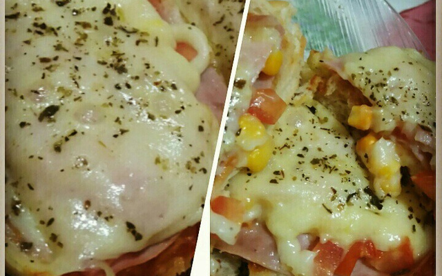 Pizza de pão francês