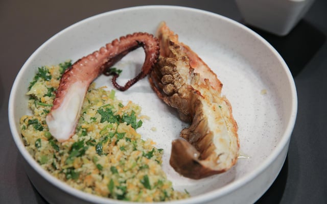 Churrasco de frutos do mar