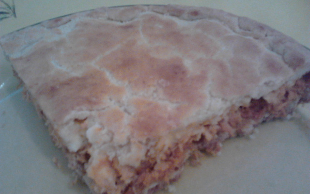 Empadão de frango com palmito