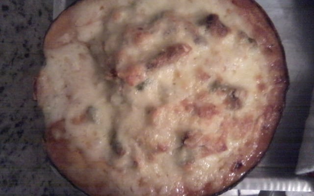 Abóbora recheada simples