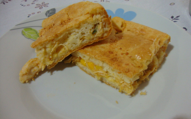 Torta de frango prática