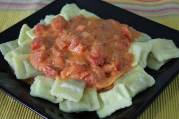 Ravioli ao molho dos Sopranos