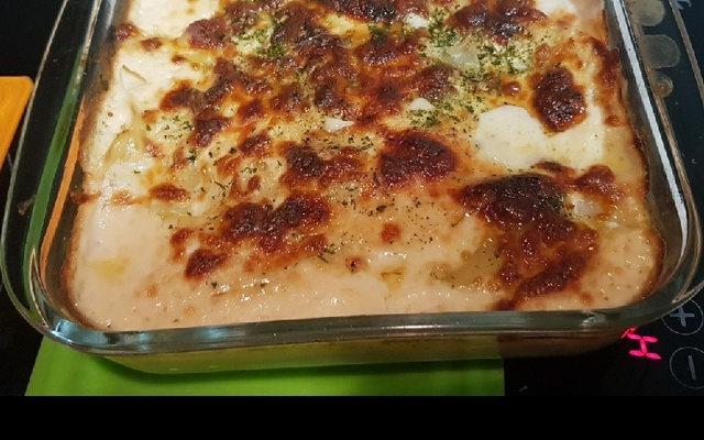 Batata gratinada