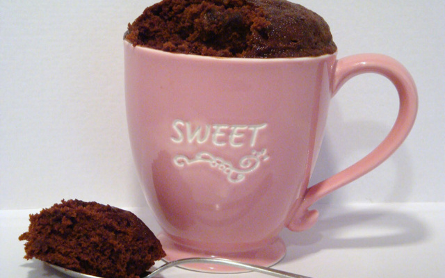 Bolo de caneca de nescau