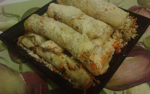 Panqueca mole mole fácil fácil de frango