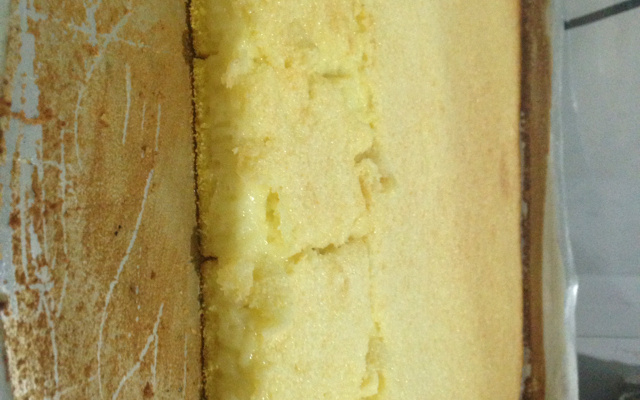 Bolo de fubá cremoso