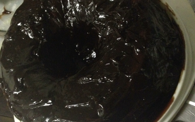 Bolo de chocolate de liquidificador