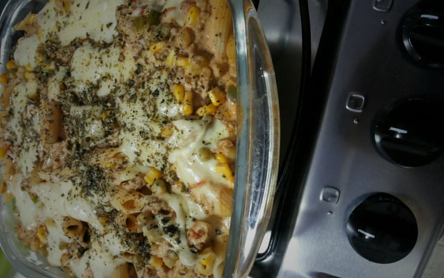 Macarronada de carne moída