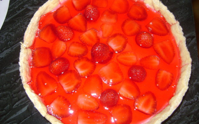 Torta de morango da Aline