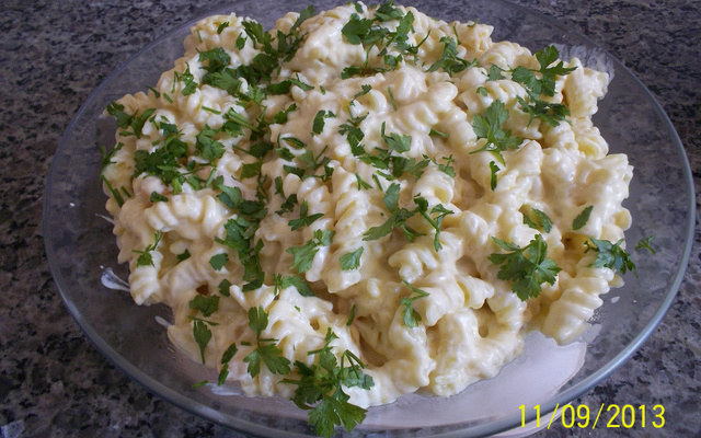 Macarrão com molho de queijo