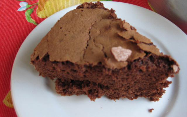 Bolo de chocolate de liqüidificador