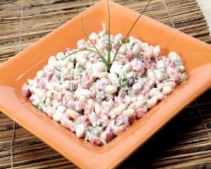 Salada de Feijão Branco com Maionese