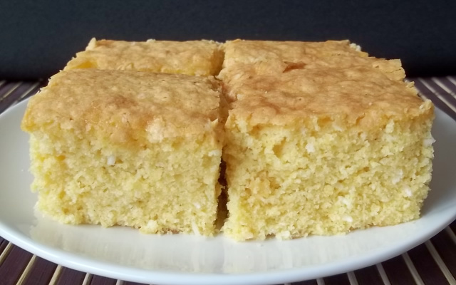 Bolo de fubá diferente