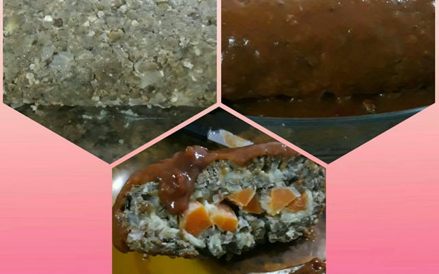 Rocambole de lentilha recheado (vegan)