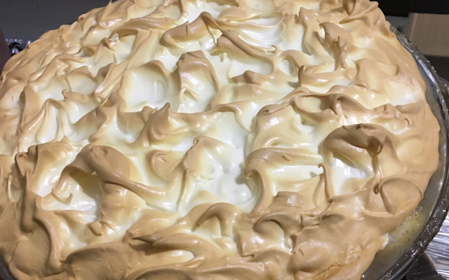 Delícia de banana com suspiro