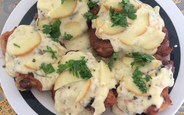 Frango ao creme de provolone