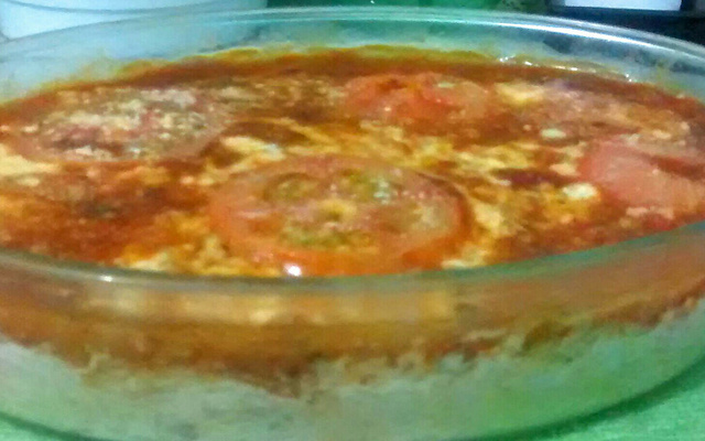 Lasanha de arroz cozido do Lúcio Cezar