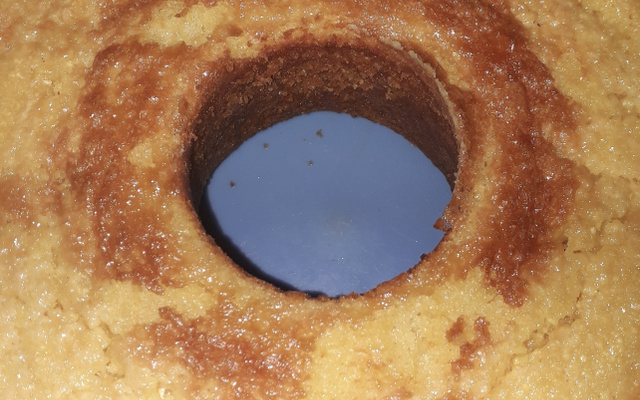 Bolo de milho no liquidificador