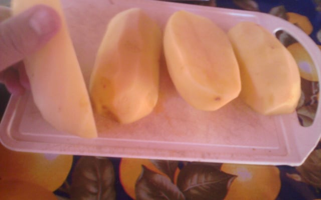 Batata palha no forno