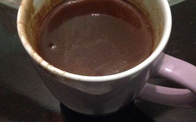Chocolate quente cremoso