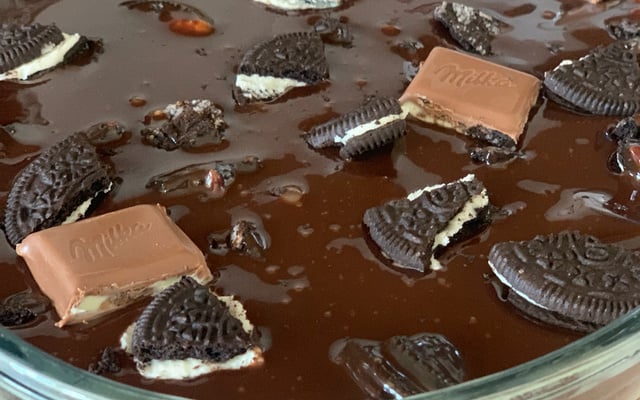 Pavê de oreo da Bruna