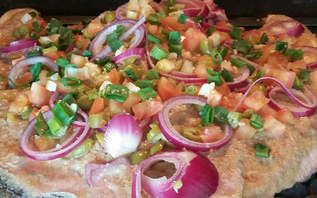 Pacu na churrasqueira