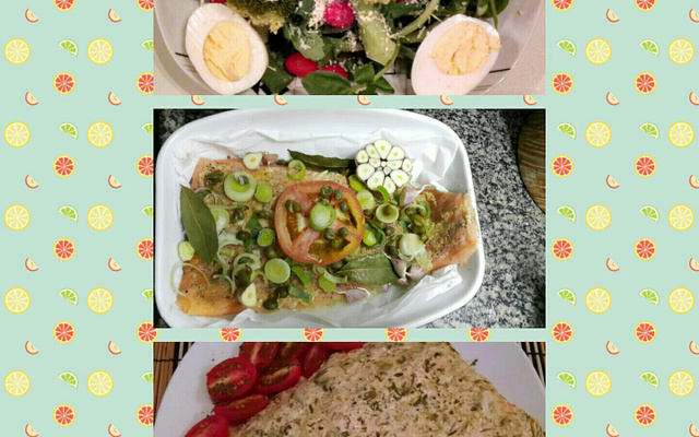 Salmão assado Realli