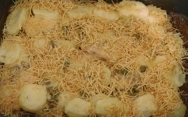 Filé de frango ao creme de cebola