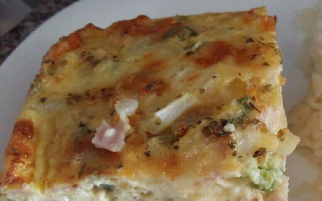 Omelete de forno sem óleo