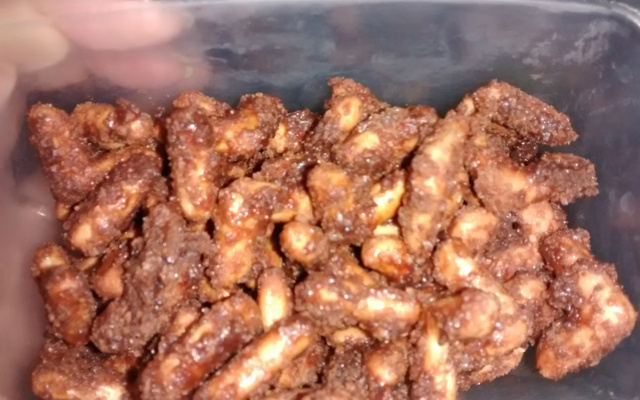 Palito de chocolate crocante