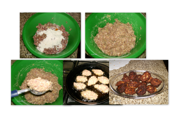 Bolinhos de carne fritos