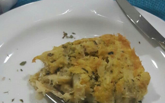 Torta de bacalhau dos deuses