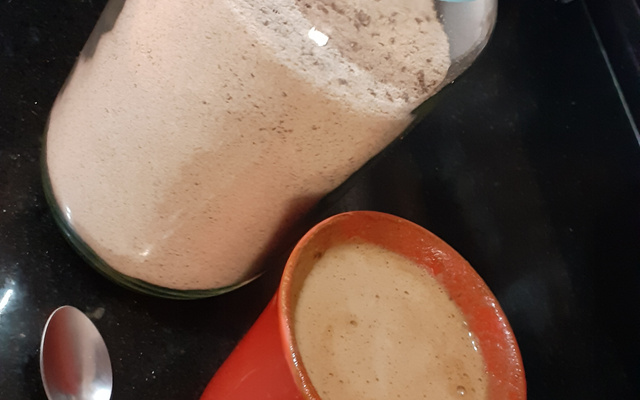 Capuccino em pó caseiro