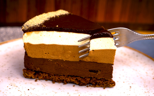 Torta 3 mousses de chocolate