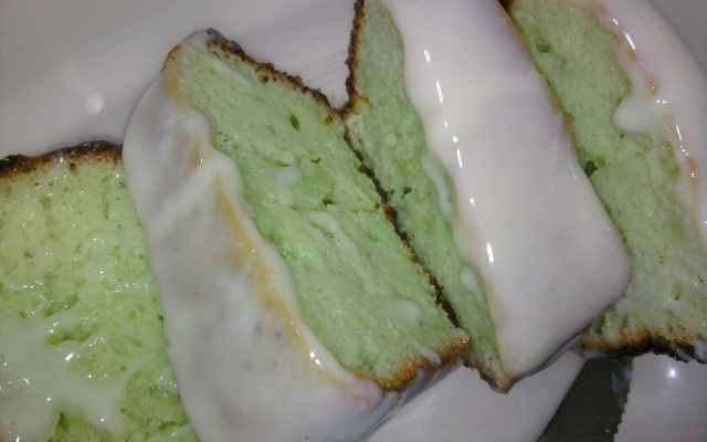 Bolo verde de limão