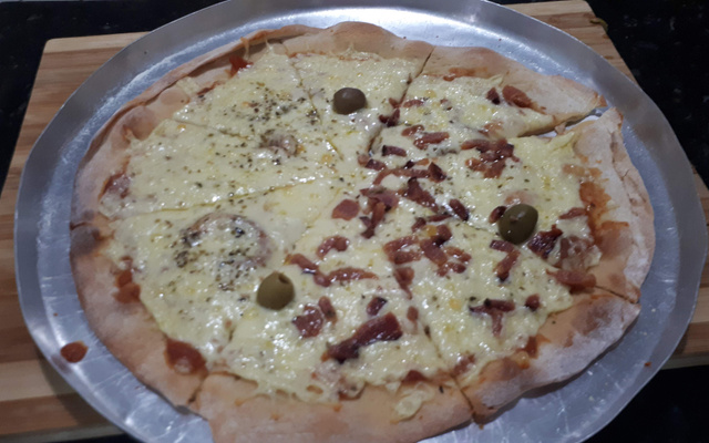 Massa de pizza saborosa