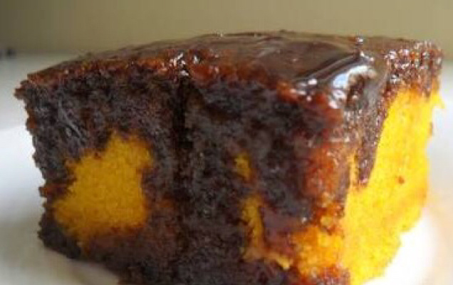 Calda de chocolate para bolo da Flávinha