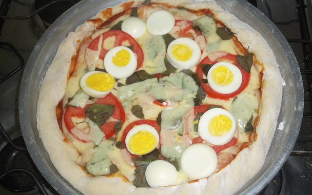 Pizza de ovo