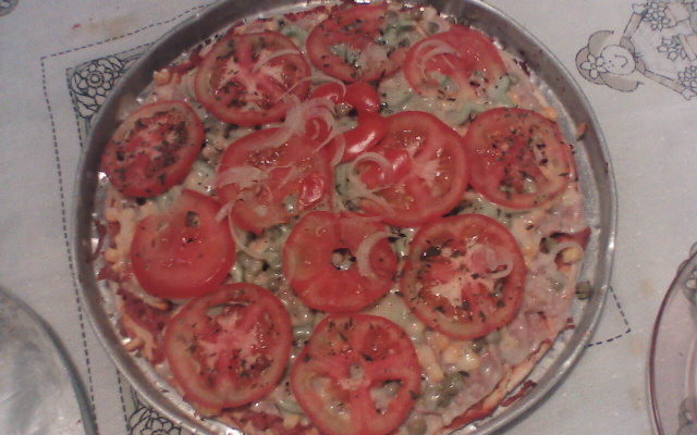 Pizza de liquidificador